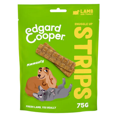 Edgard & Cooper Tiras de Cordero y Pavo para perros